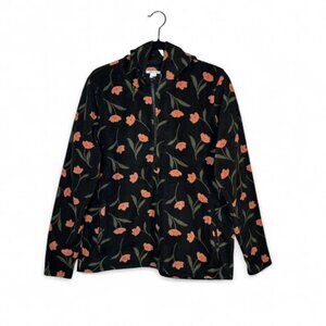 O'Neill Josie Half-Zip Floral Tulip Fleece Hoodie